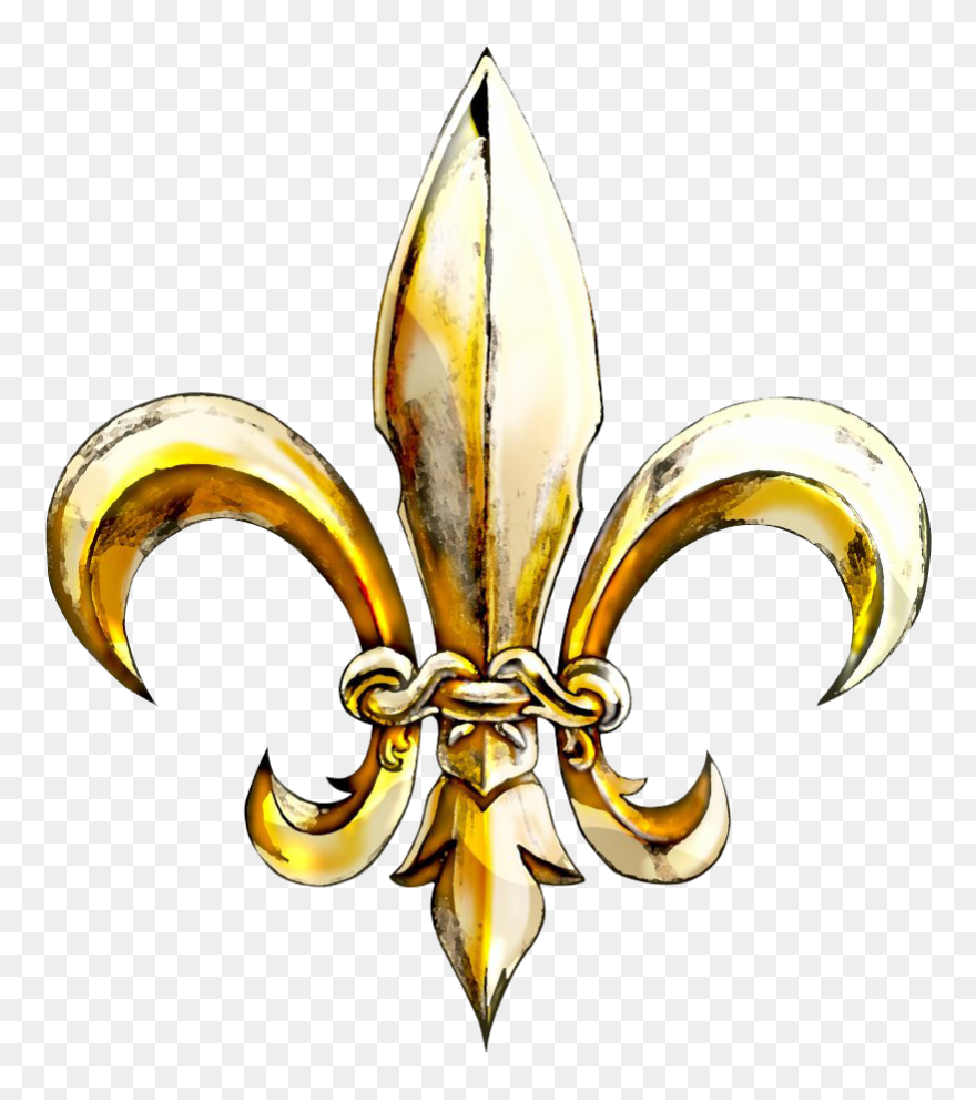 Fleur De Lis Symbol - Fleur De Lis Gold Clipart