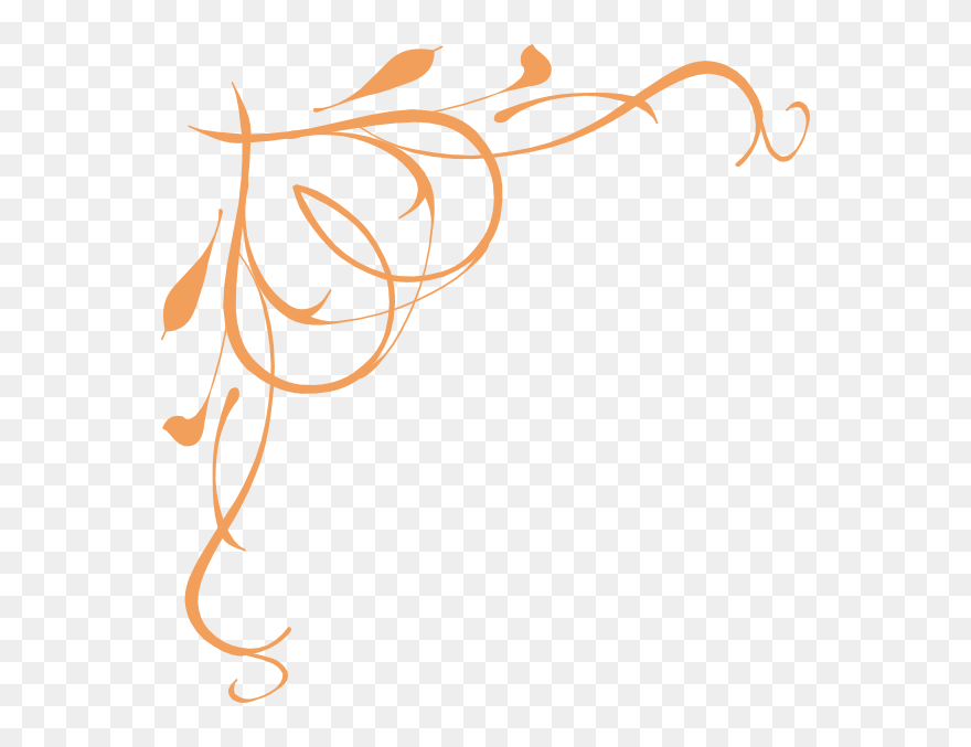 Transparent Scroll Clipart - Elegant Blue Border Design Png