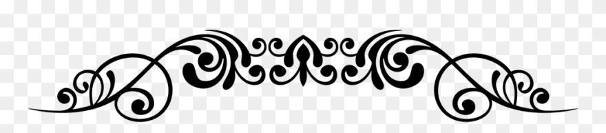 Border Design Black And White Clipart