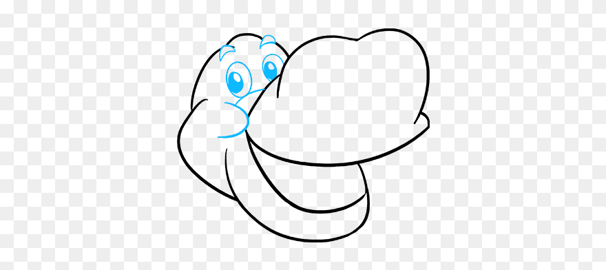 How To Draw Hippo Clipart