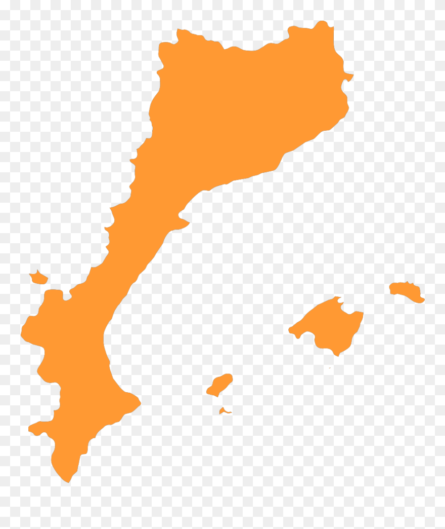 Country Side Svg Clip Arts - Mapa Països Catalans - Png Download