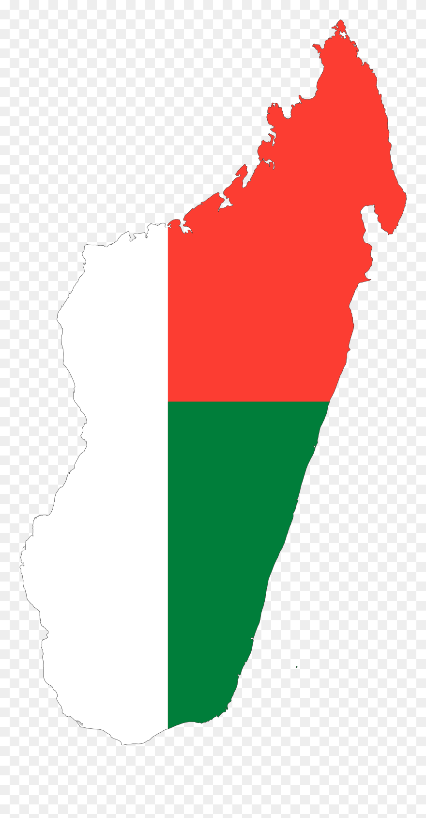 Madagascar Country Png - Madagascar Flag Map Clipart