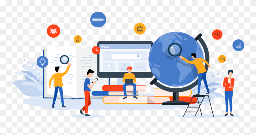 Vector Illustration Research Clipart