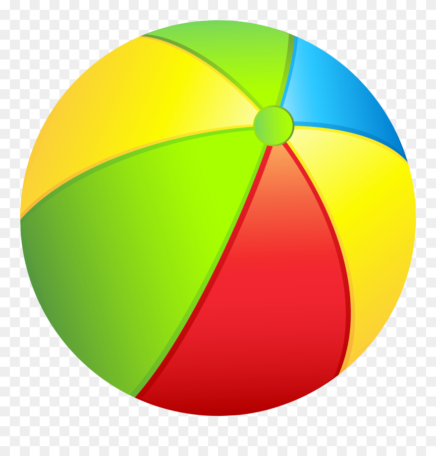 Beach Ball Pictures Clip Art - Sphere - Png Download