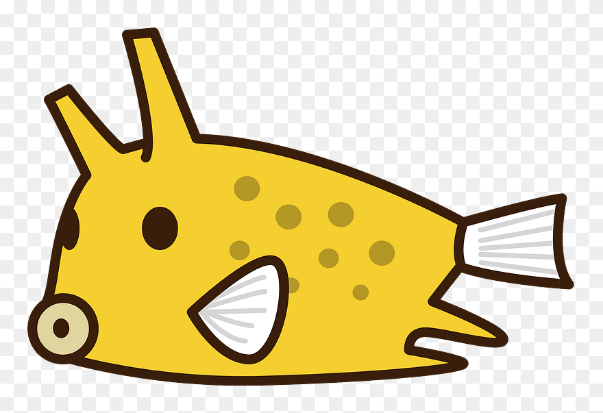 Longhorn Cowfish Clipart - Png Download
