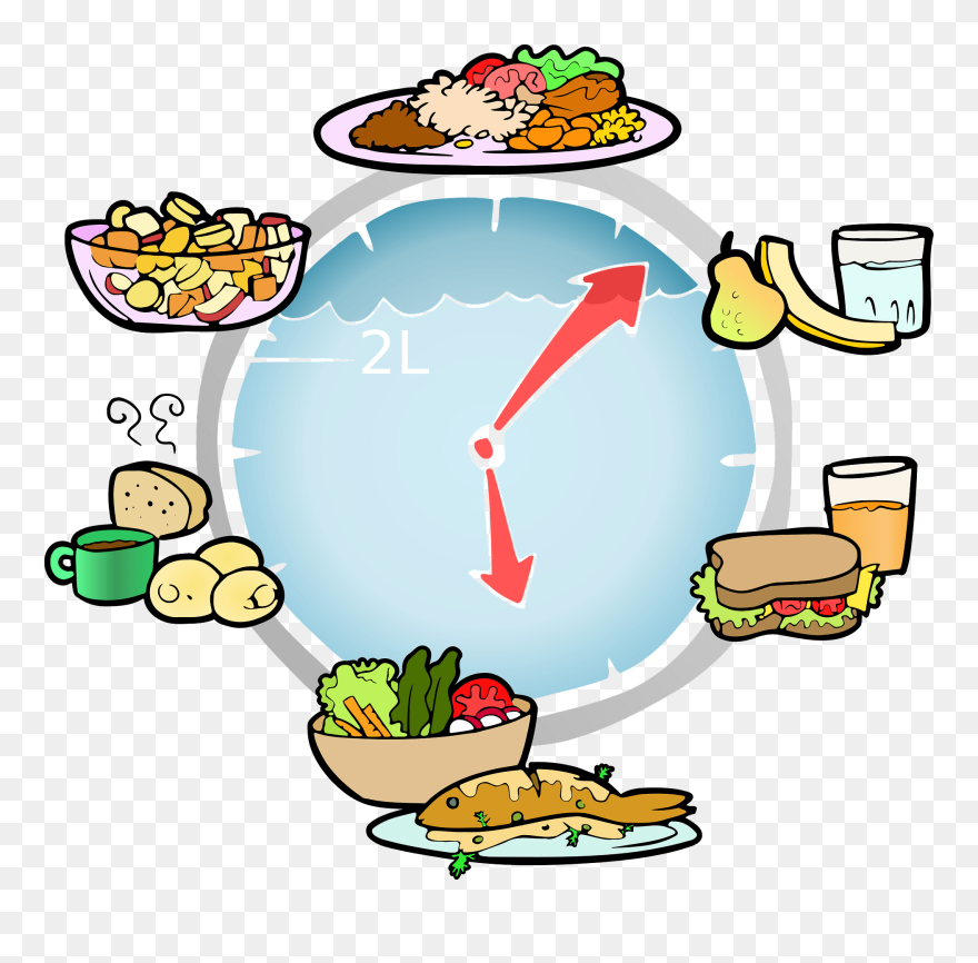 Horario Das Refeições Clipart