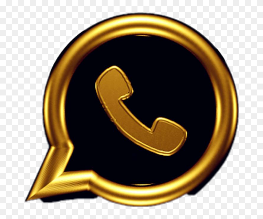 Whatsapp Logo Gold Png Clipart