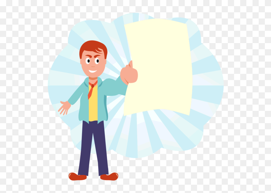 And The Paper Remembers Everything - Cartoon Clipart