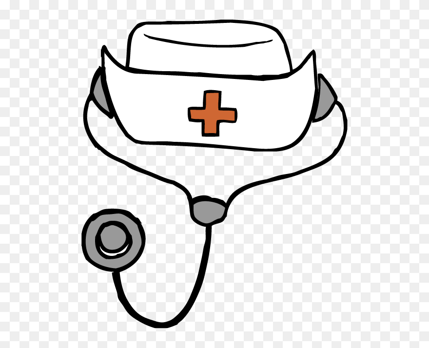 Nurse Hat Clip Art - Clip Art - Png Download