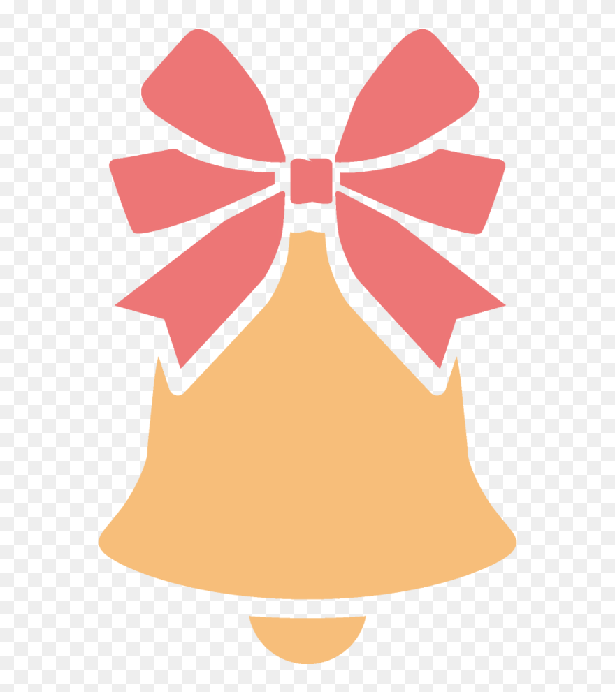 Transparent Christmas Pink Peach For Jingle Bells For - Portable Network Graphics Clipart