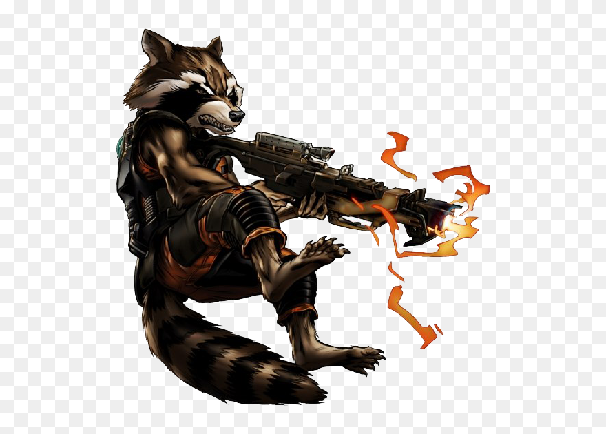 Rocket Raccoon Png Clipart - Rocket Raccoon Comic Png Transparent Png