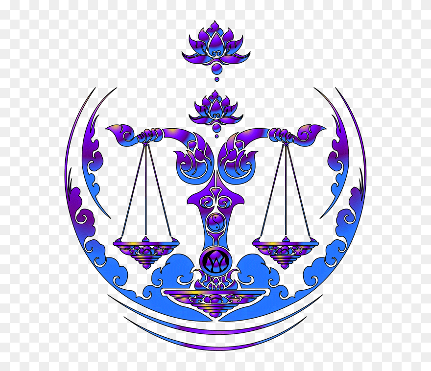 Zodiac Sign Libra Logo Clipart