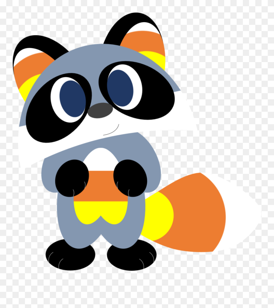 Candy Corn Raccoon By Alice Of Africa - Candy Corn Clipart