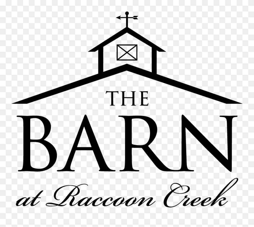 Transparent Clipart Creek - Barn At Raccoon Creek Logo - Png Download
