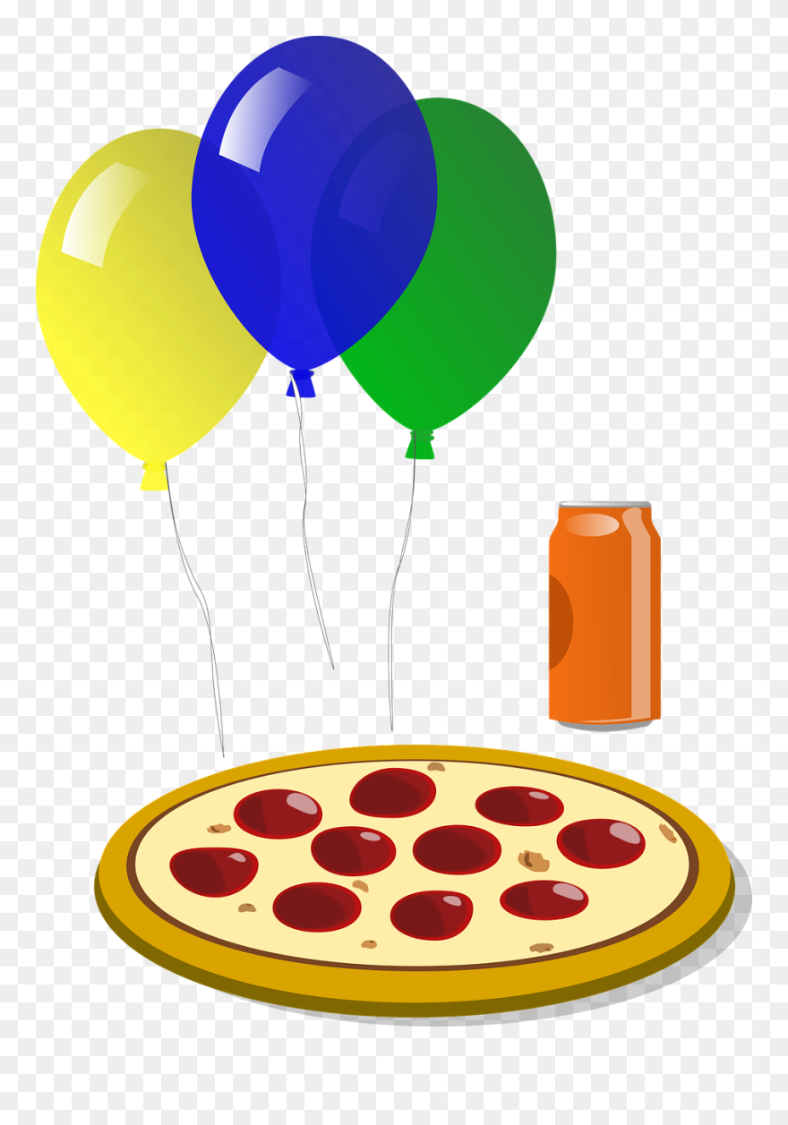 Faz Aniversário Em Março Paga Pizza Clipart
