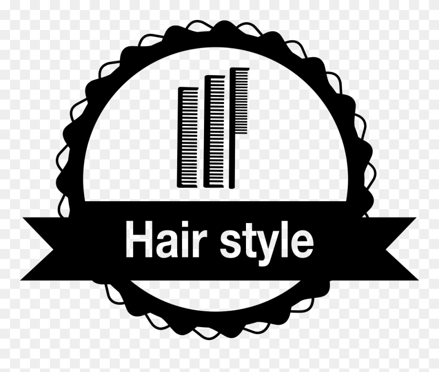 Hair Style Badge With Combs - Pisa Centrale Railway Station Clipart