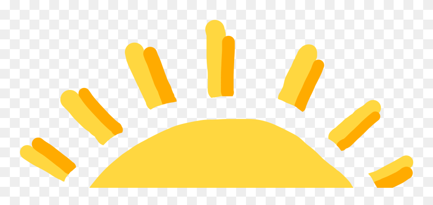 Yellow Sunriese Drawing - Tanning Schedule Vsco Clipart