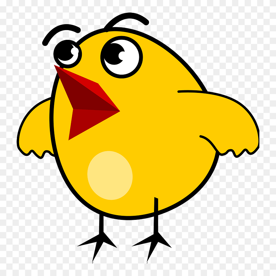 Cartoon Chick Clipart - Cartoon - Png Download