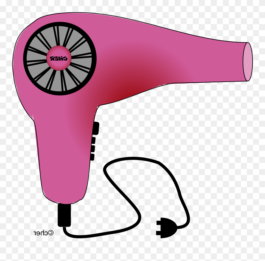 Transparent Blow Dryer Clipart - Clipart Hair Dryer Png