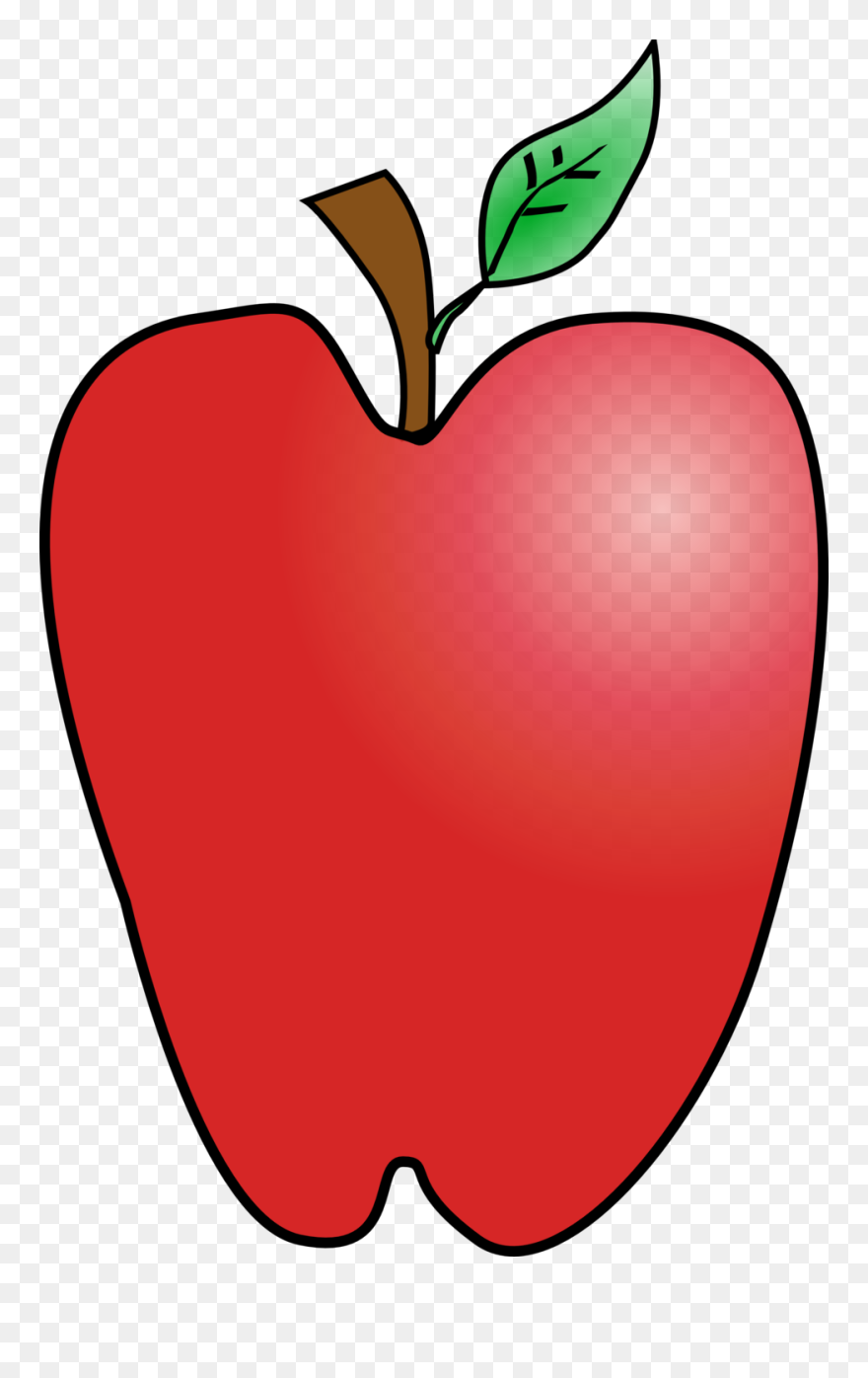 Transparent Apples Clipart - Apple And Banana Cartoon - Png Download
