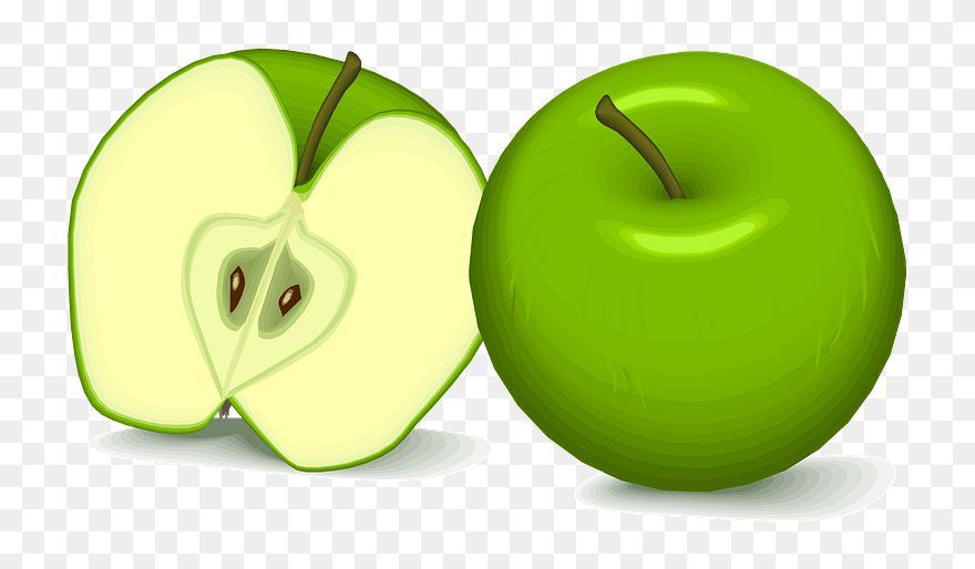 Green Apples Clipart - Clipart Green Fruit - Png Download