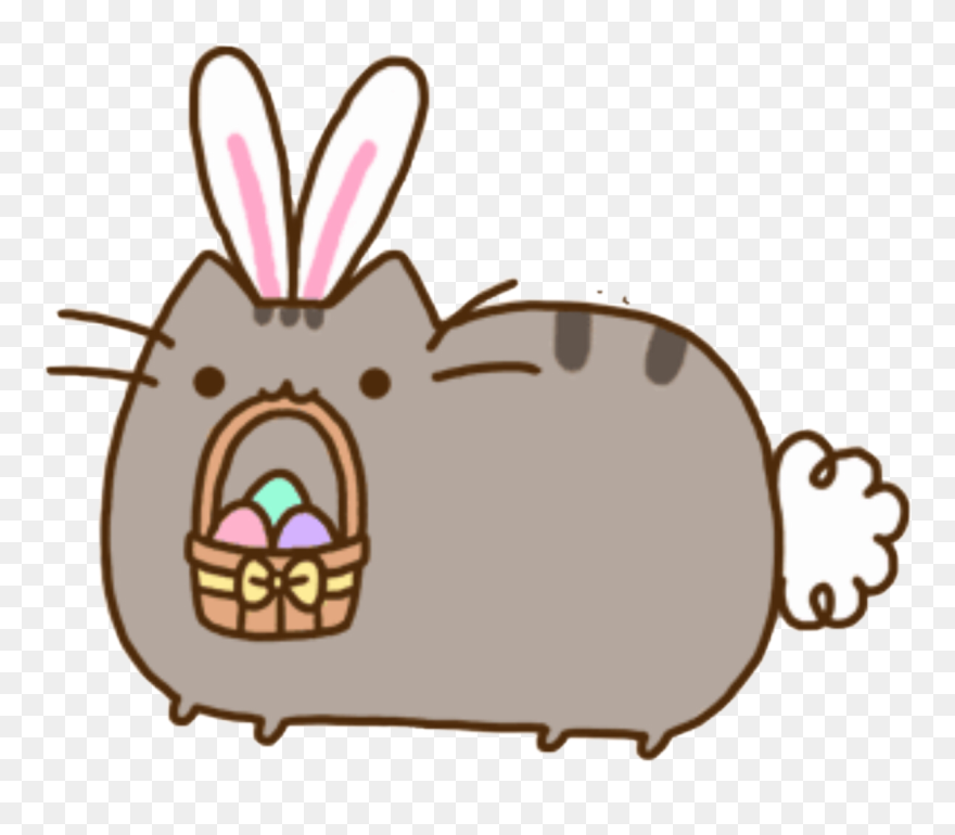 #pusheen #easter #easteregghunt #eastereggs #easteregg - Pusheen Easter Clipart