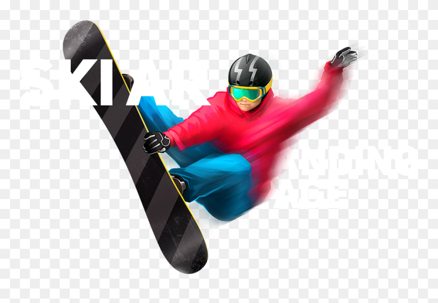 Olympic Winter Games Skiing Snowboarding Sport Clipart - Snowboard Png Transparent Png