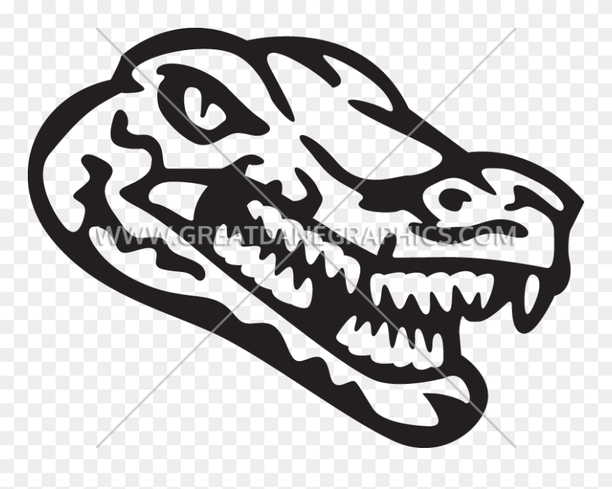 Vector Alligator Head Transparent Png Clipart Free - Clip Art
