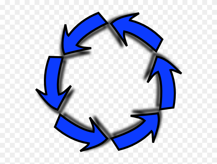 Circle Arrow Clip Art At Clker - Arrow Clip Art - Png Download