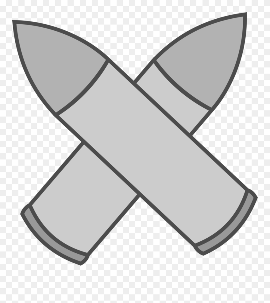 Crossed Bullets Cutie Mark Request By Noxwyll-d4tr7nu - Mlp Gun Cutie Mark Clipart
