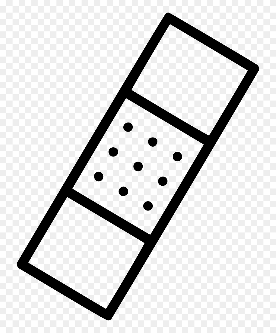 Band Aid - Tavolino Pieghevole 50 X 110 Clipart