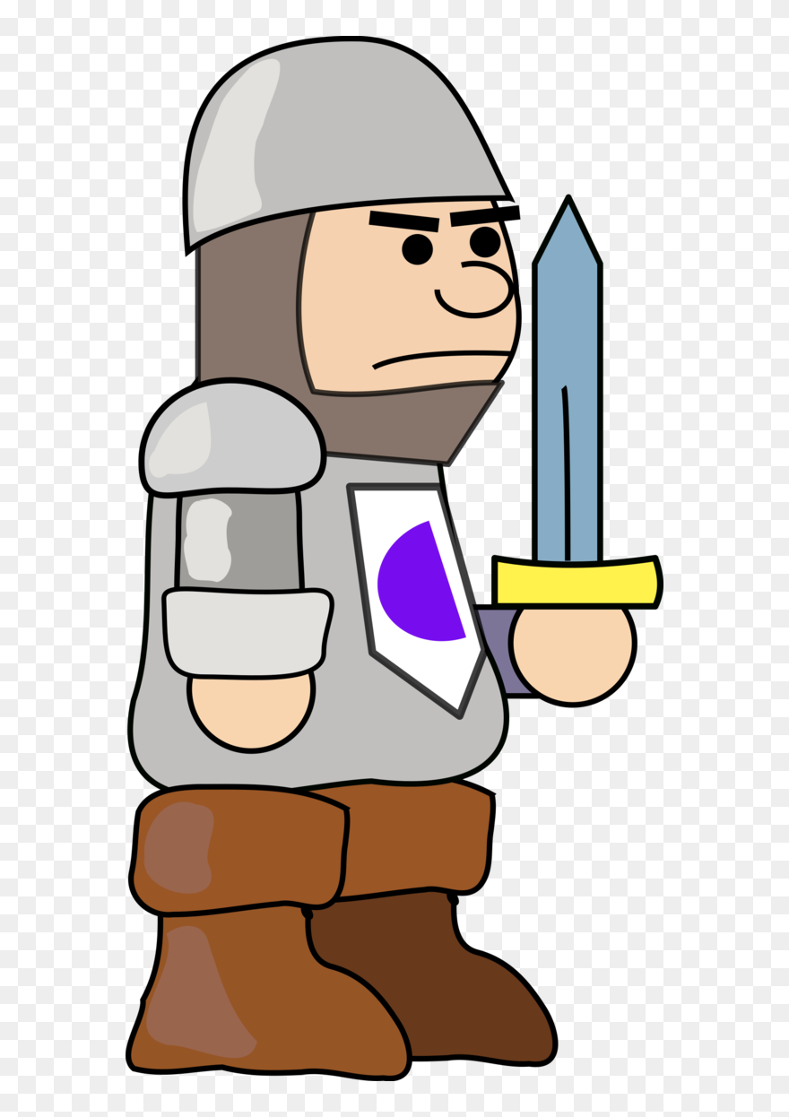 Transparent Soldier Male Hand Finger Clipart For Military - Medieval Soldier Clipart - Png Download