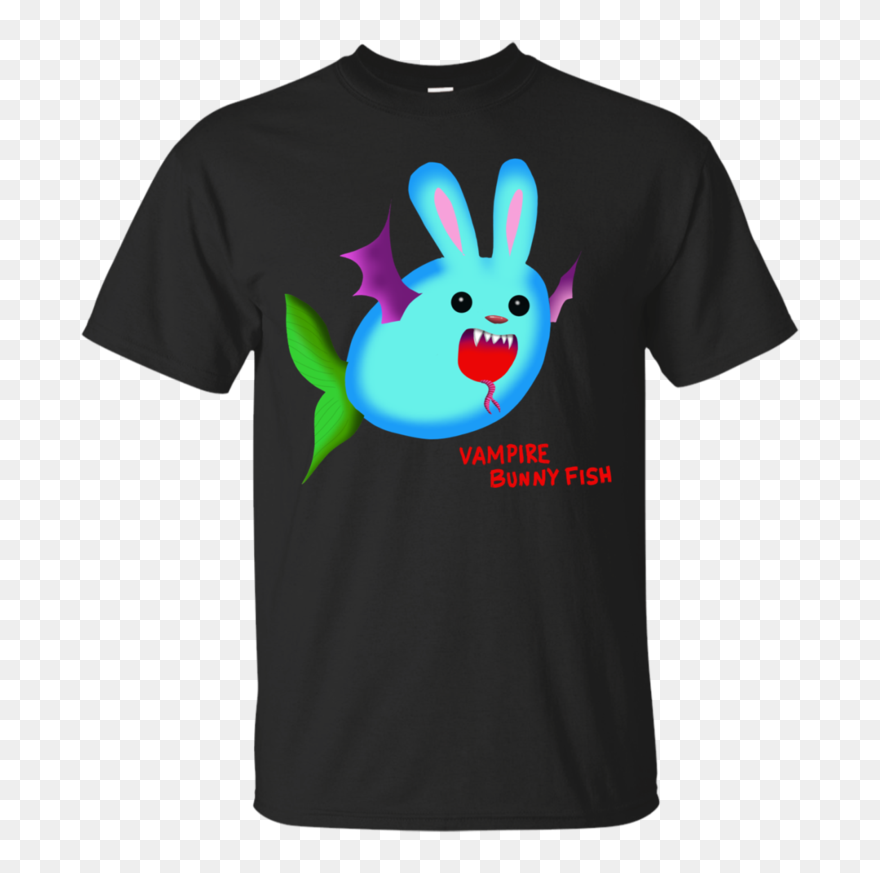 Vampire Bunny Fish Cute And Scary T Shirt & Hoodie - T-shirt Clipart