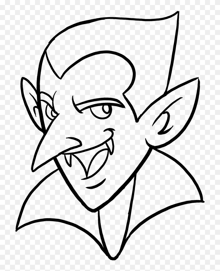 Transparent Vampires Clipart - Easy Cute Vampire Drawing - Png Download