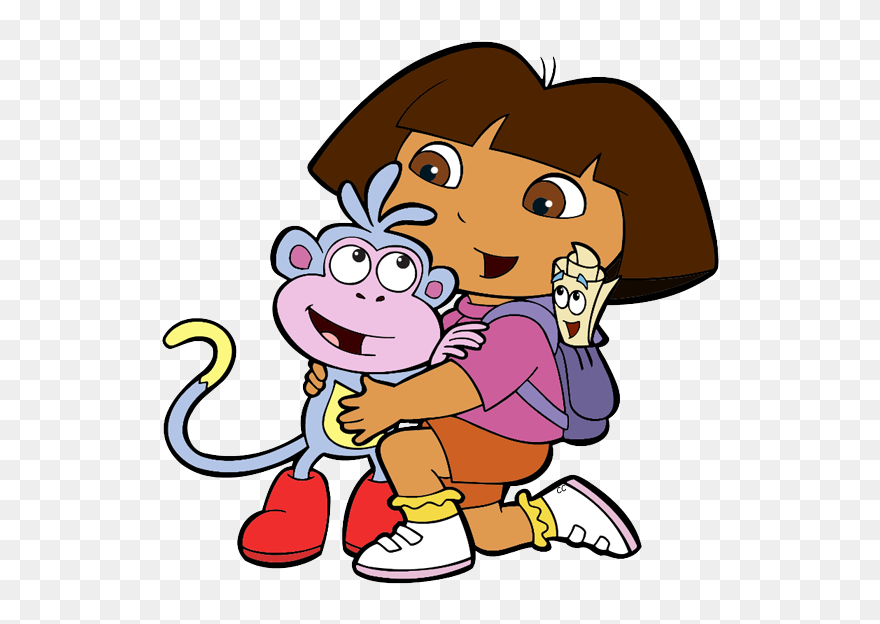 Cartoon Cliparts - Printable Dora Colouring Pages - Png Download
