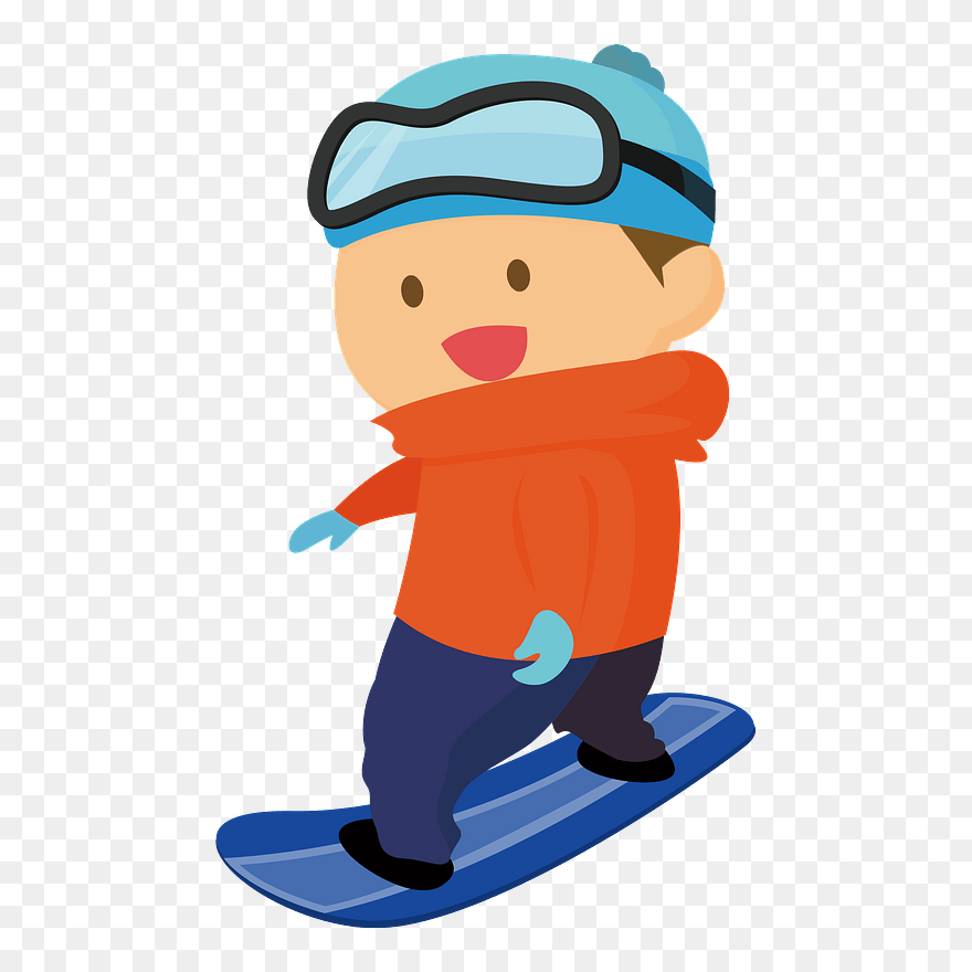 Snowboarding Snowboarder Clipart - スノーボード を する イラスト - Png Download