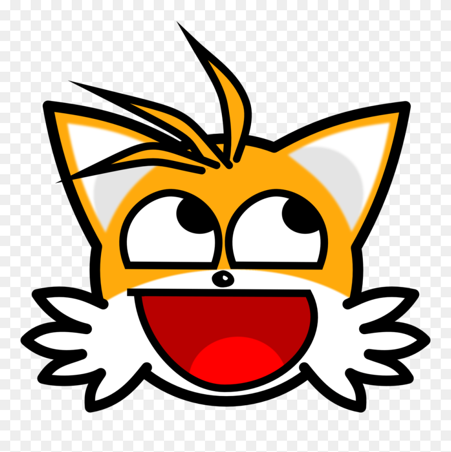 Tails Awesome Face - Tails Face Png Clipart