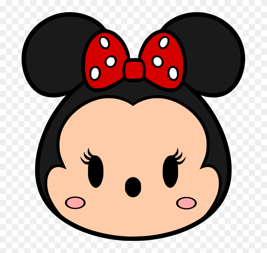 Frozen Clipart Tsum Tsum - Minnie Mouse Tsum Tsum Cartoon - Png Download