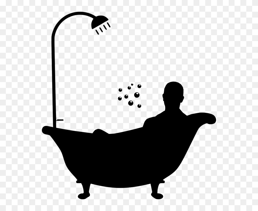 Bathtub Silhouette Clipart