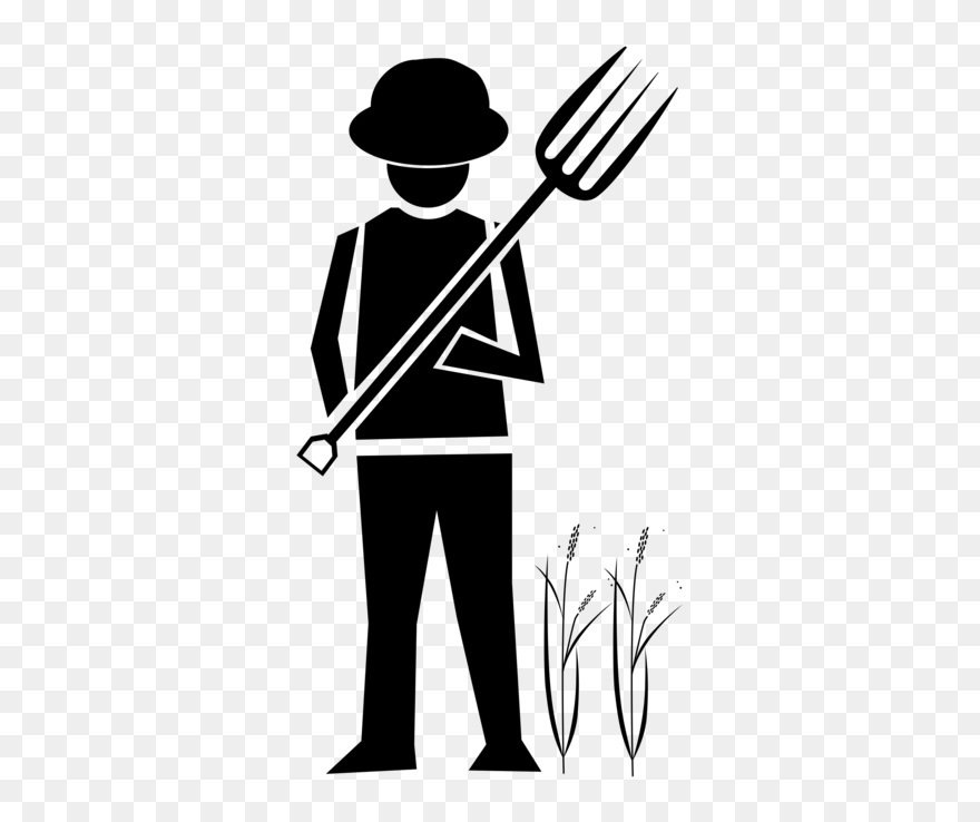 Standing,human Behavior,silhouette - Drawing Of Rice Plant Clipart