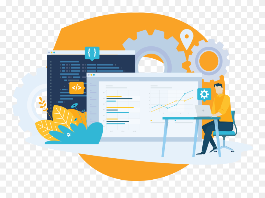 Website Building Cartoons Clipart