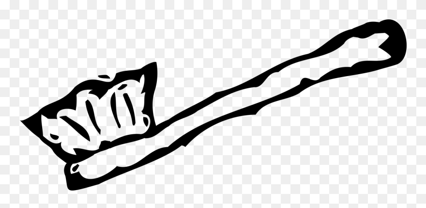 Vector Illustration Of Oral Hygiene Toothbrush For - Hand Clipart