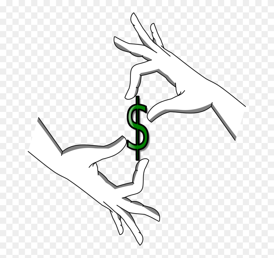 Index Finger Pinch Hand Drawing Cc0 - Hand Pinch Clipart - Png Download