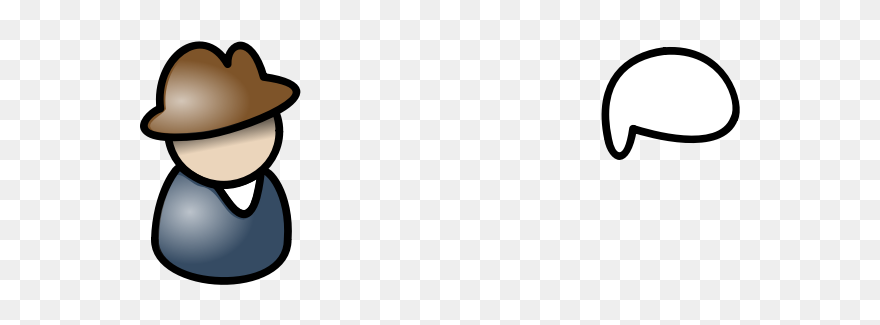 Mature Man In Blue Jumper Avatar Vector Illustration - People Clipart - Png Download