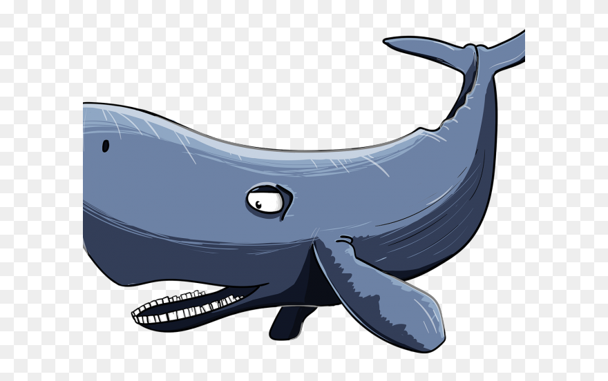 Cartoon Whale With Mouth Open Clipart