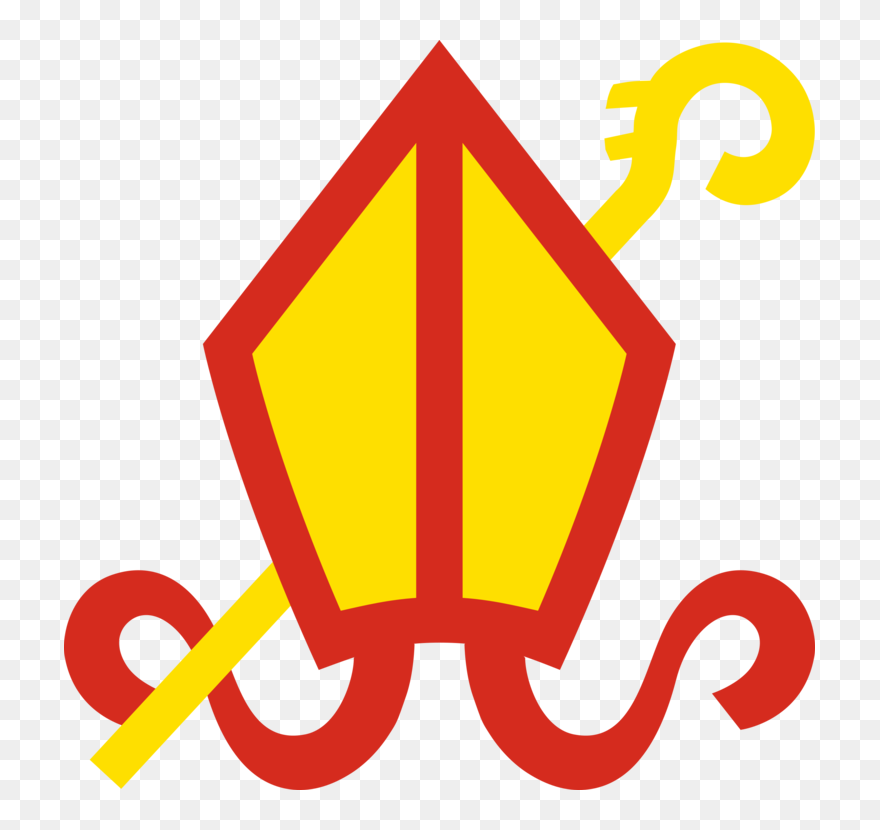 Priest Clipart Pope Hat - Clipart Bishop Mitre - Png Download