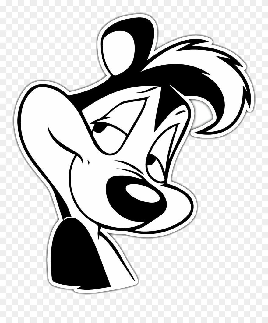 Pope Le Pew Png Free Images - Pepé Le Pew Cartoon Clipart