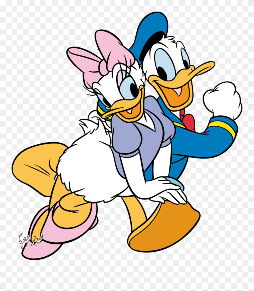 Donald Duck Png - Daisy Duck And Donald Duck Clipart
