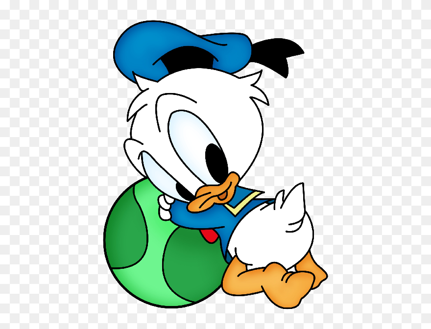 Cute Donald Duck Cartoon Clipart