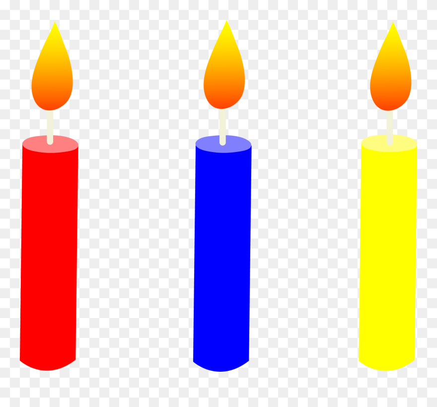 Clipart Of Birthday Cake With Candles - Candle Clip Art - Png Download